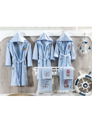 Купить Дитячий халат TAC Maison Pirate однотон в Украина в Lingerie.ua - Одяг для дому та відпочинку, Фото 2