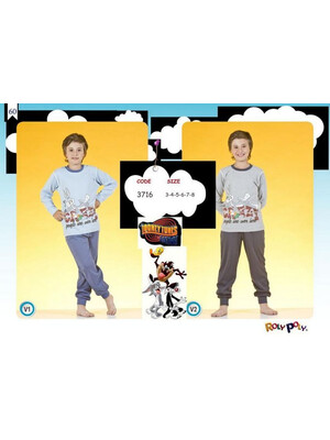 Купить Пижама для мальчиков детская LOONEY TUNES 3716 в Украина