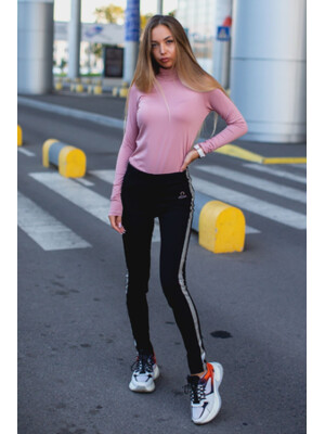 Купить Леггинсы женские LINGERIE 170149 кожанный лампас в Украина в Lingerie.ua - Одяг для дому та відпочинку, Фото 4