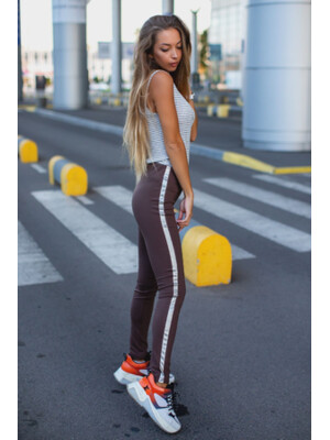 Купить Леггинсы женские LINGERIE 170149 кожанный лампас в Украина в Lingerie.ua - Одяг для дому та відпочинку, Фото 5