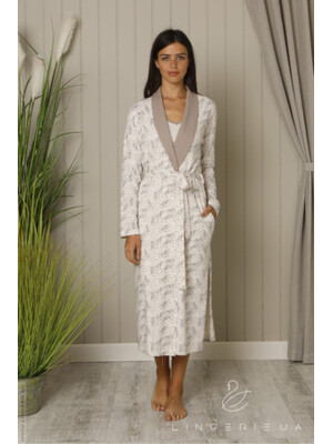 Купить Хлопковый комплект из ночной сорочки и халата HAYS 18540 в Украина в Lingerie.ua - Одяг для дому та відпочинку, Фото 1