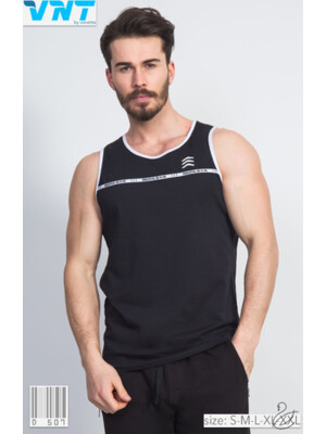 Купить Мужская черная майка VNT D507 в Украина