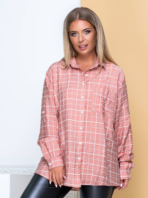 Купить Льняная женская рубашка с длинным рукавом LINGERIE 170452 в Украина в Lingerie.ua - Одяг для дому та відпочинку, Фото 18