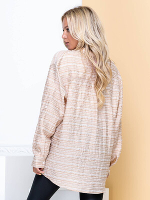 Купить Льняная женская рубашка с длинным рукавом LINGERIE 170452 в Украина в Lingerie.ua - Одяг для дому та відпочинку, Фото 20