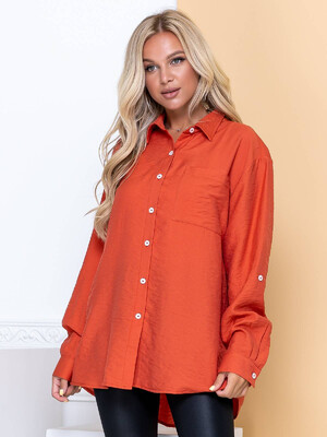 Купить Льняная женская рубашка с длинным рукавом LINGERIE 170452 в Украина в Lingerie.ua - Одяг для дому та відпочинку, Фото 11