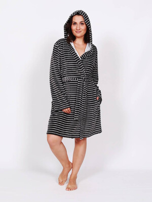 Купить Велюровый женский халат большого размера VIENETTA 9100941206 в Украина в Lingerie.ua - Одяг для дому та відпочинку, Фото 4