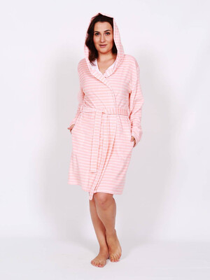 Купить Велюровый женский халат большого размера VIENETTA 9100941206 в Украина в Lingerie.ua - Одяг для дому та відпочинку, Фото 6