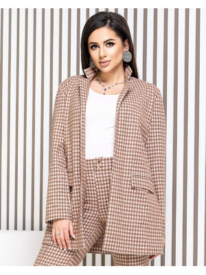 Купить Женский классический костюм из пиджака и брюк LINGERIE 170524  в Украина в Lingerie.ua - Одяг для дому та відпочинку, Фото 5
