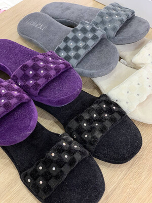 Купить Тапки жін V Premium Slippers 36-41 велюр в Украина в Lingerie.ua - Одяг для дому та відпочинку, Фото 2