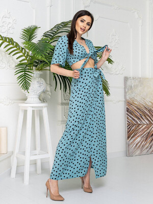 Купить Костюм из вискозы с длинной юбкой LINGERIE 170553  в Украина в Lingerie.ua - Одяг для дому та відпочинку, Фото 2