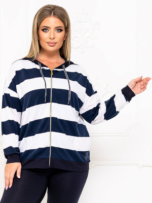 Купить Худі великого розміру з капюшоном LINGERIE 170563-1 в Украина в Lingerie.ua - Одяг для дому та відпочинку, Фото 2