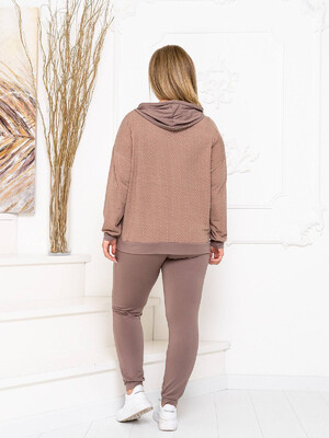 Купить Худі великого розміру з капюшоном LINGERIE 170563-1 в Украина в Lingerie.ua - Одяг для дому та відпочинку, Фото 4