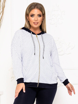 Купить Худі великого розміру з капюшоном LINGERIE 170563-1 в Украина в Lingerie.ua - Одяг для дому та відпочинку, Фото 9