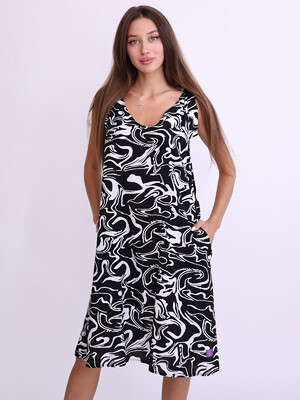 Купить Сарафан женский свободного кроя LINGERIE 170018-П в Украина в Lingerie.ua - Одяг для дому та відпочинку, Фото 28