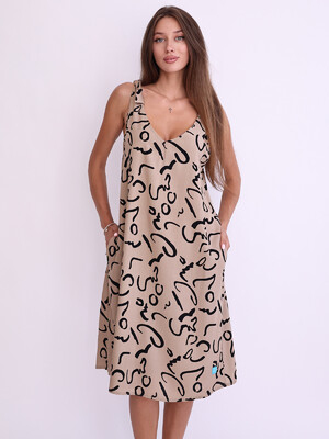 Купить Сарафан женский свободного кроя LINGERIE 170018-П в Украина в Lingerie.ua - Одяг для дому та відпочинку, Фото 5