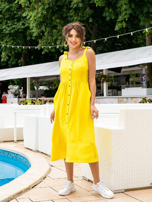 Купить Сарафан літній LINGERIE 170569 з натурального льону в Украина в Lingerie.ua - Одяг для дому та відпочинку, Фото 10