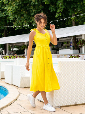 Купить Сарафан літній LINGERIE 170569 з натурального льону в Украина в Lingerie.ua - Одяг для дому та відпочинку, Фото 5