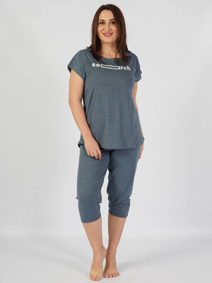 Купить Комплект женский из футболки и капри VIENETTA 1011200000 в Украина в Lingerie.ua - Одяг для дому та відпочинку, Фото 1