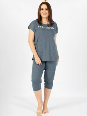 Купить Комплект женский из футболки и капри VIENETTA 1011200000 в Украина в Lingerie.ua - Одяг для дому та відпочинку, Фото 2