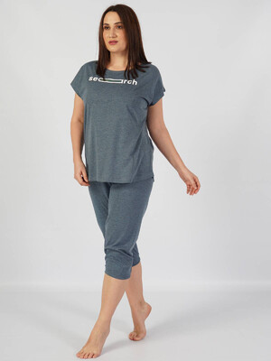 Купить Комплект женский из футболки и капри VIENETTA 1011200000 в Украина в Lingerie.ua - Одяг для дому та відпочинку, Фото 5