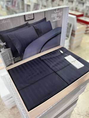 Купить ПОСТЕЛЬНЫЙ КОМПЛЕКТ полуторный MAISON D`OR New Rails Stripe  в Украина в Lingerie.ua - Одяг для дому та відпочинку, Фото 3