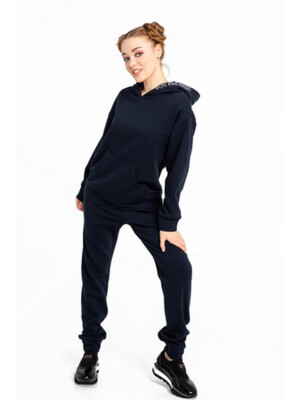 Купить Теплый трикотажный костюм из худи и джоггеров CСRelax E66-7547 в Украина в Lingerie.ua - Одяг для дому та відпочинку, Фото 3