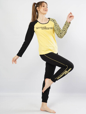 Купить Хлопковый домашний комплект с длинным рукавом VIENETTA 1043680000 в Украина в Lingerie.ua - Одяг для дому та відпочинку, Фото 4