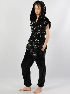 Купить Теплий жилет жіночий з капюшоном VIENETTA 1030610061 в Украина в Lingerie.ua - Одяг для дому та відпочинку, Фото 4