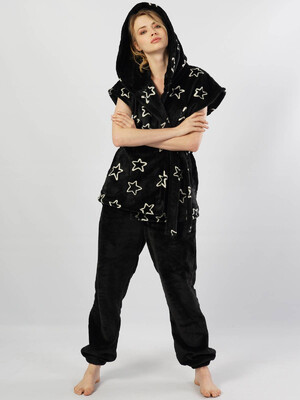 Купить Теплий жилет жіночий з капюшоном VIENETTA 1030610061 в Украина в Lingerie.ua - Одяг для дому та відпочинку, Фото 6