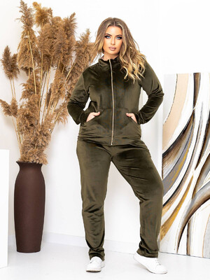 Купить Велюровый костюм большого размера LINGERIE 170622 в Украина