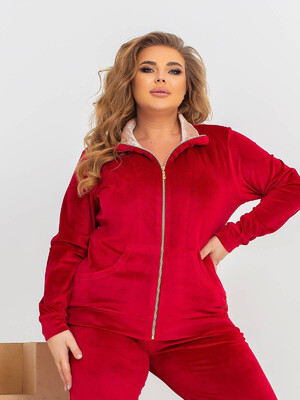 Купить Велюровый костюм большого размера LINGERIE 170622 в Украина в Lingerie.ua - Одяг для дому та відпочинку, Фото 6