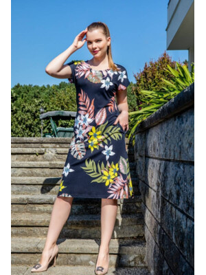 Купить Платье женское миди с цветочным принтом COCOON J2-2165 в Украина в Lingerie.ua - Одяг для дому та відпочинку, Фото 4