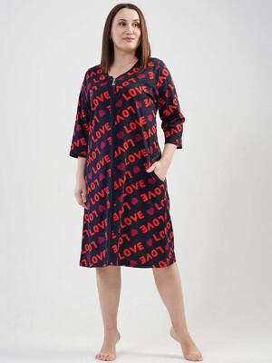 Купить Халат женский на молнии VIENETTA 2010743235 в Украина в Lingerie.ua - Одяг для дому та відпочинку, Фото 1