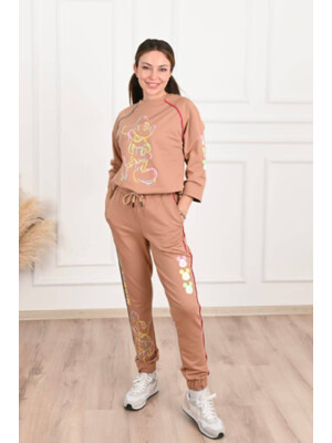 Купить Трикотажный повседневный костюм женский с джоггерами ADROM 3327 в Украина в Lingerie.ua - Одяг для дому та відпочинку, Фото 4