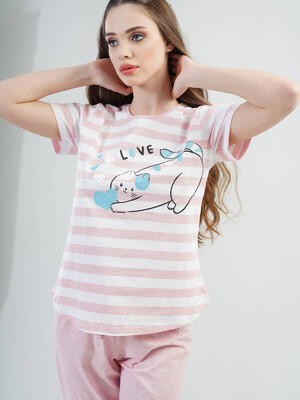 Хлопковый комплект с капри VIENETTA 2020520000