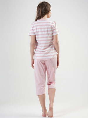 Купить Хлопковый комплект с капри VIENETTA 2020520000 в Украина в Lingerie.ua - Одяг для дому та відпочинку, Фото 2