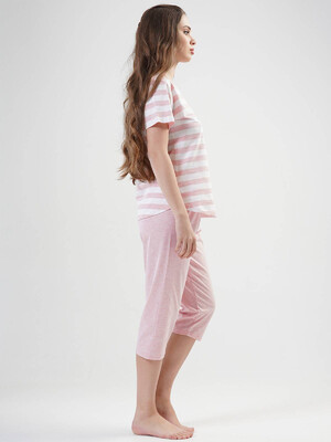 Купить Хлопковый комплект с капри VIENETTA 2020520000 в Украина в Lingerie.ua - Одяг для дому та відпочинку, Фото 3
