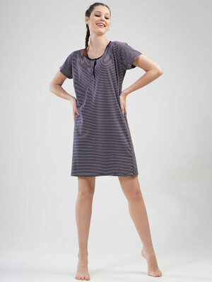 Купить Домашняя туника с коротким рукавом VIENETTA 2016420000 в Украина в Lingerie.ua - Одяг для дому та відпочинку, Фото 2