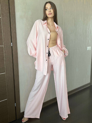 Купить Льняной костюм из рубашки и брюк LINGERIE 170655 в Украина в Lingerie.ua - Одяг для дому та відпочинку, Фото 10