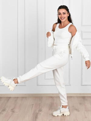 Купить Теплый женский костюм тройка с начесом ADROM 3515 в Украина