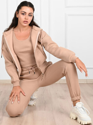 Купить Теплый женский костюм тройка с начесом ADROM 3515 в Украина в Lingerie.ua - Одяг для дому та відпочинку, Фото 10