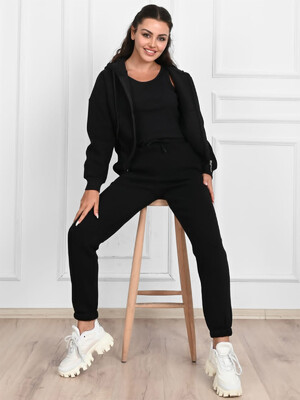 Купить Теплый женский костюм тройка с начесом ADROM 3515 в Украина в Lingerie.ua - Одяг для дому та відпочинку, Фото 8