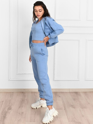 Купить Теплый женский костюм тройка с начесом ADROM 3515 в Украина в Lingerie.ua - Одяг для дому та відпочинку, Фото 3