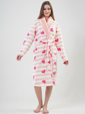 Купить Теплый плюшевый халат VIENETTA 2021210360 в Украина в Lingerie.ua - Одяг для дому та відпочинку, Фото 3