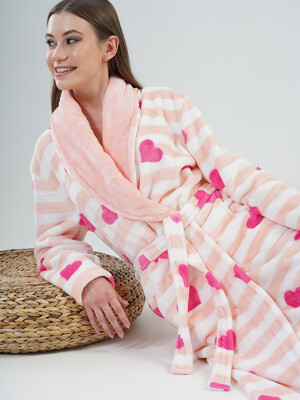 Купить Теплый плюшевый халат VIENETTA 2021210360 в Украина в Lingerie.ua - Одяг для дому та відпочинку, Фото 4