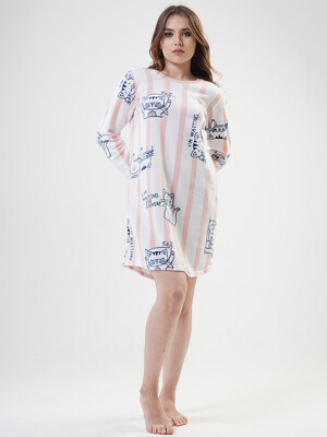 Купить Ночная сорочка (туника) VIENETTA 2031820221 флис в Украина в Lingerie.ua - Одяг для дому та відпочинку, Фото 2