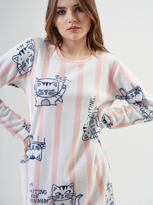 Купить Ночная сорочка (туника) VIENETTA 2031820221 флис в Украина в Lingerie.ua - Одяг для дому та відпочинку, Фото 3