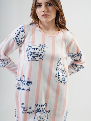 Купить Ночная сорочка (туника) VIENETTA 2031820221 флис в Украина в Lingerie.ua - Одяг для дому та відпочинку, Фото 6