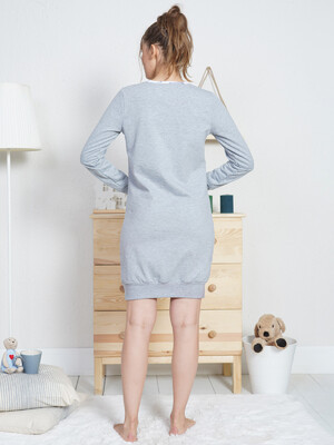 Купить Байкова туніка з довгим рукавом VIENETTA 0041453700 в Украина в Lingerie.ua - Одяг для дому та відпочинку, Фото 3