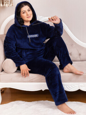 Купить Теплый женский костюм с капюшоном COCOON U84-5026 в Украина в Lingerie.ua - Одяг для дому та відпочинку, Фото 4